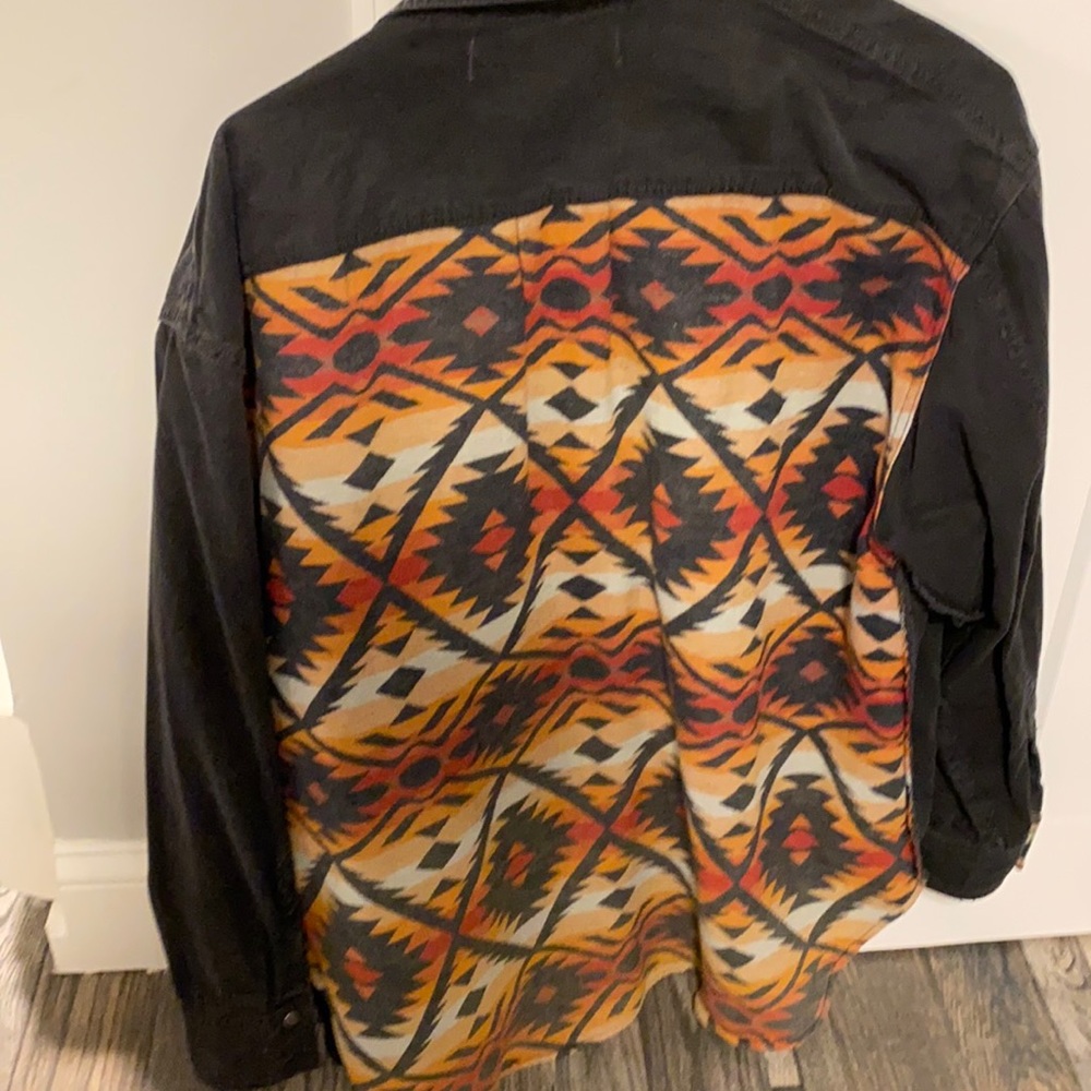 Free people Aztec shirt button up